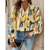 image:imageZeagoo Women Button Down Shirts Lantern Long Sleeve Tops Business Casual Chiffon Blouses Trendy Work ClothesJh579multicolored