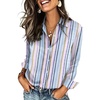 Pink Blue Striped-tz267