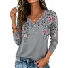 Grey Floral Print