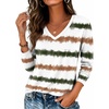 Tie Dye Stripe Print