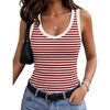 B - Stripe Red White