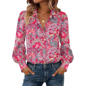 image:imageZeagoo Women Button Down Shirts Lantern Long Sleeve Tops Business Casual Chiffon Blouses Trendy Work ClothesMz750boho