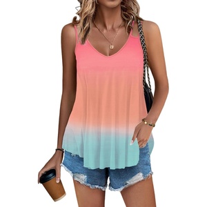 image:imageZeagoo Womens Flowy Tank Tops Spaghetti Strap V Neck Camisole Dressy Casual Summer Loose Fit Sleeveless ShirtsJb218