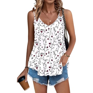 image:imageZeagoo Womens Flowy Tank Tops Spaghetti Strap V Neck Camisole Dressy Casual Summer Loose Fit Sleeveless ShirtsSf224
