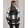 image:imageZeagoo Hoodie for Women Oversized Hooded Sweatshirt Button Hoodies With Pockets Comfy Fleece Jackets 2026 Fashion S3XLBlack Plaid