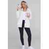 image:imageZeagoo Hoodie for Women Oversized Hooded Sweatshirt Button Hoodies With Pockets Comfy Fleece Jackets 2026 Fashion S3XLWhite