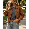 image:imageZeagoo Womens Casual Shirts Long Sleeve Tops Soft Crewneck Tshirts Basic Tee Business Workout Outfit 2026 Fall ClothesDark Grey