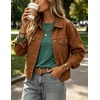 image:imageZeagoo Womens Casual Shirts Long Sleeve Tops Soft Crewneck Tshirts Basic Tee Business Workout Outfit 2026 Fall ClothesGreen