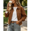 image:imageZeagoo Womens Casual Shirts Long Sleeve Tops Soft Crewneck Tshirts Basic Tee Business Workout Outfit 2026 Fall ClothesPink