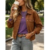image:imageZeagoo Womens Casual Shirts Long Sleeve Tops Soft Crewneck Tshirts Basic Tee Business Workout Outfit 2026 Fall ClothesPlum