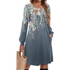 Blue Green Floral