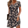 Black Leaf Print