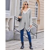 image:imageZeagoo Womens Fall Jacket 2026 Zip Up Hoodies Long Sleeve Long Tunic Sweatshirts Oversized Fleece Casual Coat with PocketAfleece Fabriclight Gray