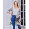 image:imageZeagoo Womens Fall Jacket 2026 Zip Up Hoodies Long Sleeve Long Tunic Sweatshirts Oversized Fleece Casual Coat with PocketAfleece Fabriclight Gray