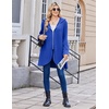 image:imageZeagoo Womens Fall Jacket 2026 Zip Up Hoodies Long Sleeve Long Tunic Sweatshirts Oversized Fleece Casual Coat with PocketAfleece Fabricsnorkel Blue