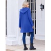 image:imageZeagoo Womens Fall Jacket 2026 Zip Up Hoodies Long Sleeve Long Tunic Sweatshirts Oversized Fleece Casual Coat with PocketAfleece Fabricsnorkel Blue