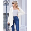 image:imageZeagoo Womens Fall Jacket 2026 Zip Up Hoodies Long Sleeve Long Tunic Sweatshirts Oversized Fleece Casual Coat with PocketAfleece Fabricwhite