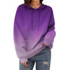 image:imageZeagoo Womens Oversized Hoodies 2025 Fleece Sweatshirts Long Sleeve Pullover with Pocket Fall Winter Outfits ClothesPurple Gradient 2