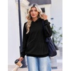 image:imageZeagoo Womens Oversized Hoodies Pullover Fleece Hooded Sweatshirt TrendyBlack