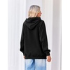 image:imageZeagoo Womens Oversized Hoodies Pullover Fleece Hooded Sweatshirt TrendyBlack
