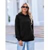 image:imageZeagoo Womens Oversized Hoodies Pullover Fleece Hooded Sweatshirt TrendyBlack