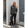 image:imageZeagoo Womens Oversized Hoodies Pullover Fleece Hooded Sweatshirt TrendyDrak Grey