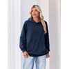 image:imageZeagoo Womens Oversized Hoodies Pullover Fleece Hooded Sweatshirt TrendyNavy Blue