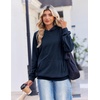 image:imageZeagoo Womens Oversized Hoodies Pullover Fleece Hooded Sweatshirt TrendyNavy Blue