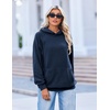 image:imageZeagoo Womens Oversized Hoodies Pullover Fleece Hooded Sweatshirt TrendyNavy Blue
