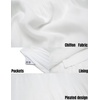image:imageZeagoo Womens Maxi Skirt Chiffon Elastic High Waist Pockets Pleated ALine Flowy Skirts01white