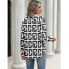 image:imageZeagoo Blouses for Women Long Sleeve Button Down Shirts Dressy Casual Collared Tops Business Work OutfitsBlack and White