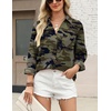 image:imageZeagoo Blouses for Women Long Sleeve Button Down Shirts Dressy Casual Collared Tops Business Work OutfitsCamouflage
