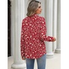 image:imageZeagoo Blouses for Women Long Sleeve Button Down Shirts Dressy Casual Collared Tops Business Work OutfitsHoliday Rose