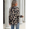 image:imageZeagoo Blouses for Women Long Sleeve Button Down Shirts Dressy Casual Collared Tops Business Work OutfitsLeopard