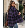 image:imageZeagoo Flannel Shirt Women Plaid Button Down Shackets Long Sleeve Fall Tops  Cotton Brushed Flannel Shirts Lightweight Loose Fit Blouse Business Casual Office Outfits 2026 Fashion Summer Western ClothesGw544