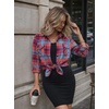 image:imageZeagoo Flannel Shirt Women Plaid Button Down Shackets Long Sleeve Fall Tops  Cotton Brushed Flannel Shirts Lightweight Loose Fit Blouse Business Casual Office Outfits 2026 Fashion Summer Western ClothesGw550