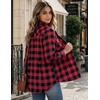 image:imageZeagoo Flannel Shirt Women Plaid Button Down Shackets Long Sleeve Fall Tops  Cotton Brushed Flannel Shirts Lightweight Loose Fit Blouse Business Casual Office Outfits 2026 Fashion Summer Western ClothesGz188
