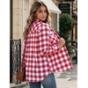 image:imageZeagoo Flannel Shirt Women Plaid Button Down Shackets Long Sleeve Fall Tops  Cotton Brushed Flannel Shirts Lightweight Loose Fit Blouse Business Casual Office Outfits 2026 Fashion Summer Western ClothesGz192