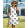 image:imageZeagoo Summer Dresses for Women 2026 Sleeveless Casual Floral Tshirt Sundress with Pockets Loose Tank Beach DressJh592