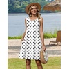 image:imageZeagoo Summer Dresses for Women 2026 Sleeveless Casual Floral Tshirt Sundress with Pockets Loose Tank Beach DressJh592