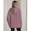 image:imageZeagoo Hoodie for Women Hooded Sweatshirt Button Hoodies With Pockets Comfy Fleece Jackets 2026 Fashion S3XLAsh Pink