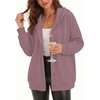 image:imageZeagoo Hoodie for Women Hooded Sweatshirt Button Hoodies With Pockets Comfy Fleece Jackets 2026 Fashion S3XLAsh Pink