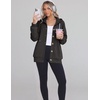 image:imageZeagoo Hoodie for Women Hooded Sweatshirt Button Hoodies With Pockets Comfy Fleece Jackets 2026 Fashion S3XLDark Gray