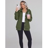 image:imageZeagoo Hoodie for Women Hooded Sweatshirt Button Hoodies With Pockets Comfy Fleece Jackets 2026 Fashion S3XLGreen