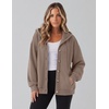 image:imageZeagoo Hoodie for Women Hooded Sweatshirt Button Hoodies With Pockets Comfy Fleece Jackets 2026 Fashion S3XLTea Ash