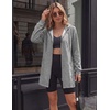 image:imageZeagoo Hoodies for Women Fall Zip up Jacket with Pocket 2026 S3XL  Womens Zip up HoodiesTunic Sweatshirts for WomenCasual Jacket for WomenDeep PocketsSpecial Zip DesignWomen Fall ClothesLight Grey