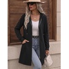 image:imageZeagoo Hoodies for Women Fall Zip up Jacket with Pocket 2026 S3XL  Womens Zip up HoodiesTunic Sweatshirts for WomenCasual Jacket for WomenDeep PocketsSpecial Zip DesignWomen Fall Clothes01 Black