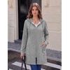 image:imageZeagoo Hoodies for Women Fall Zip up Jacket with Pocket 2026 S3XL  Womens Zip up HoodiesTunic Sweatshirts for WomenCasual Jacket for WomenDeep PocketsSpecial Zip DesignWomen Fall ClothesLight Grey
