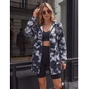 image:imageZeagoo Hoodies for Women Fall Zip up Jacket with Pocket 2026 S3XL  Womens Zip up HoodiesTunic Sweatshirts for WomenCasual Jacket for WomenDeep PocketsSpecial Zip DesignWomen Fall ClothesTie Dye
