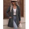 image:imageZeagoo Hoodies for Women Fall Zip up Jacket with Pocket 2026 S3XL  Womens Zip up HoodiesTunic Sweatshirts for WomenCasual Jacket for WomenDeep PocketsSpecial Zip DesignWomen Fall ClothesDark Grey